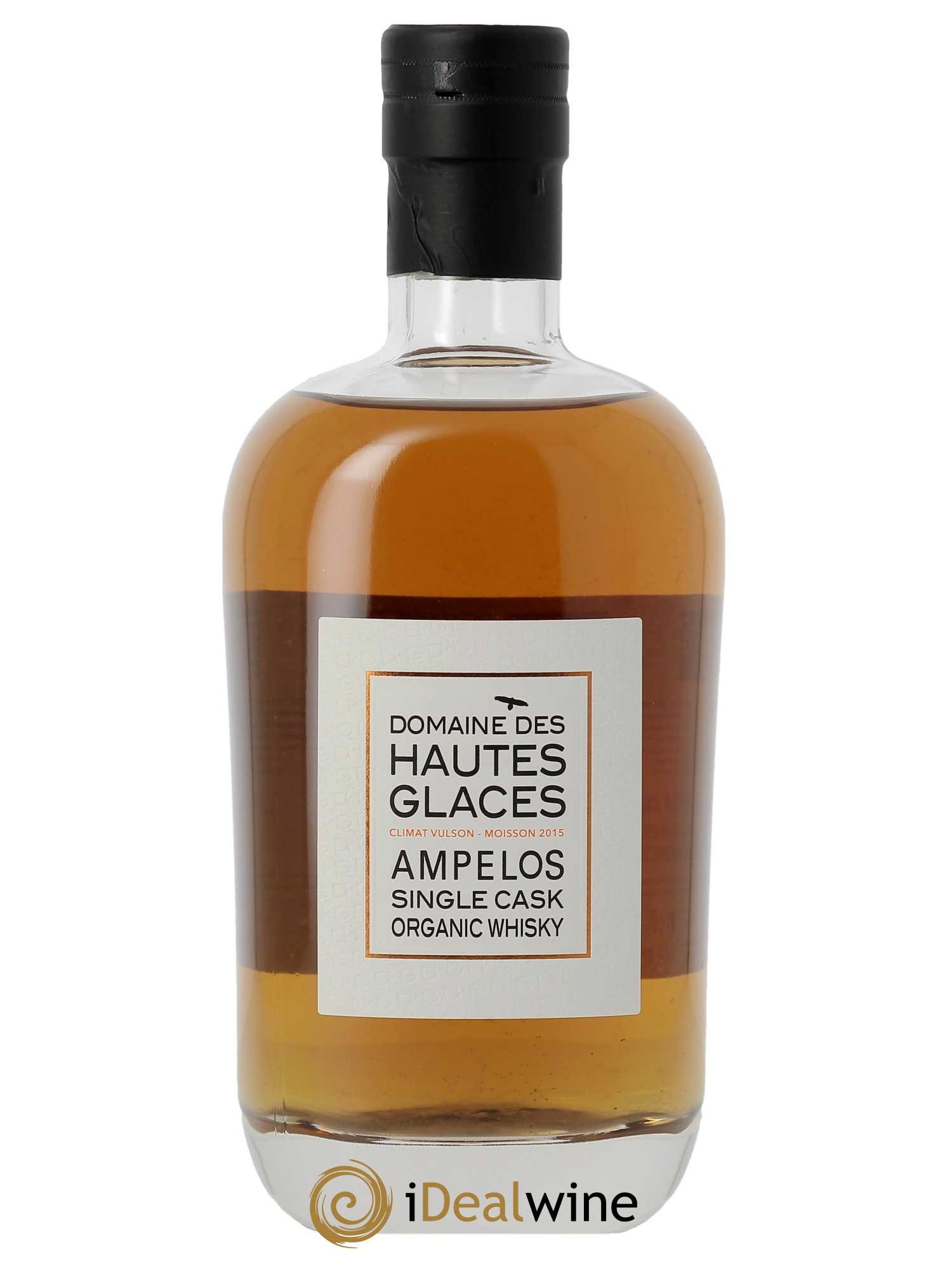 Whisky Hautes Glaces Moissons Ampelos Single Cask Organic Single Malt (70cl)  - Lot de 1 Bouteille
