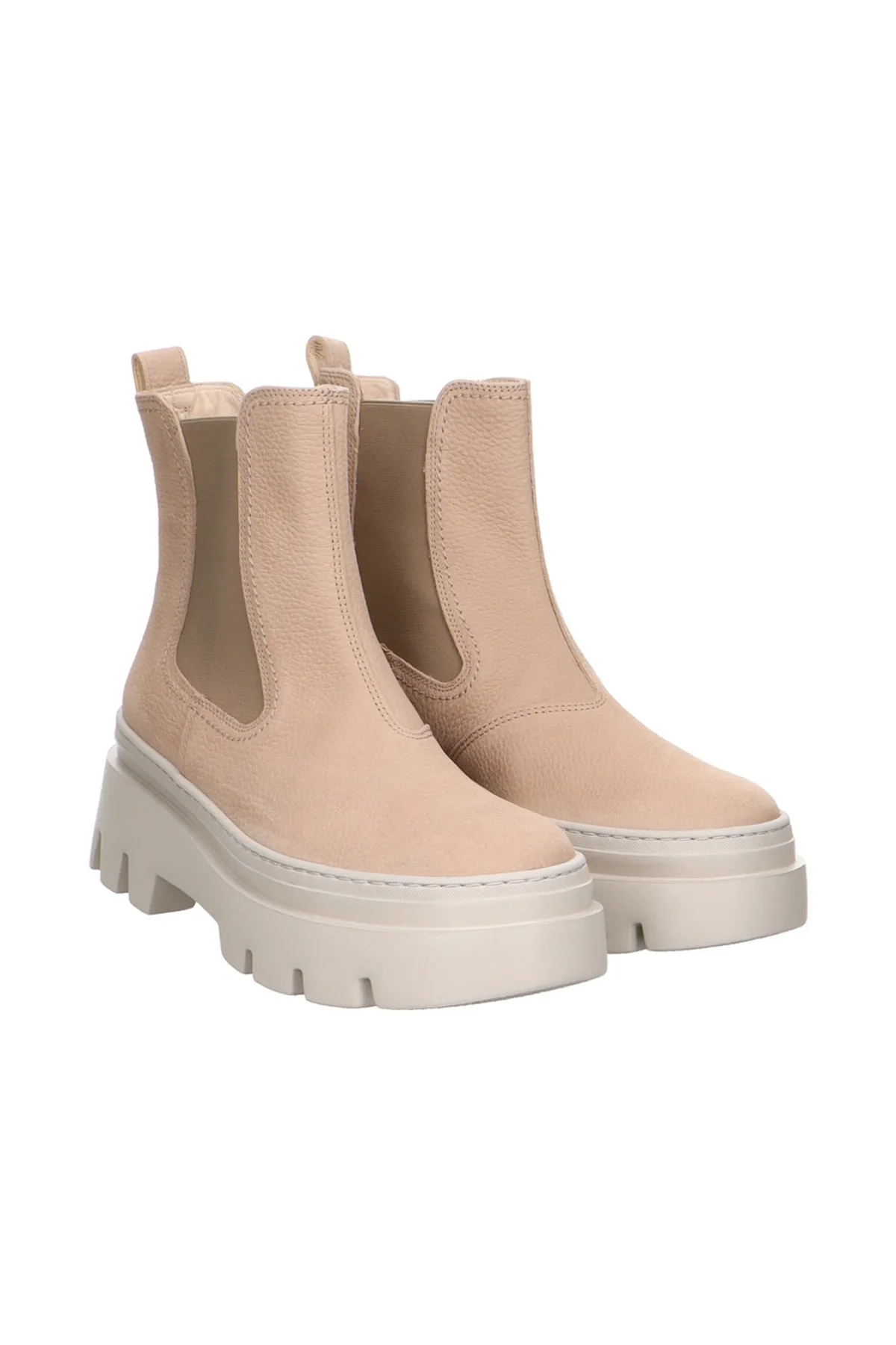 Paul Green  Stiefelette - Beige - Flacher Absatz