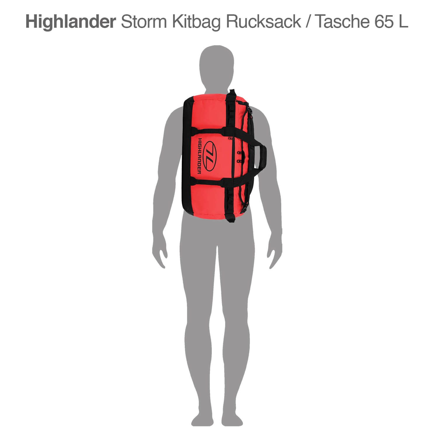 Storm Kitbag Rucksack / Tasche 65 Liter