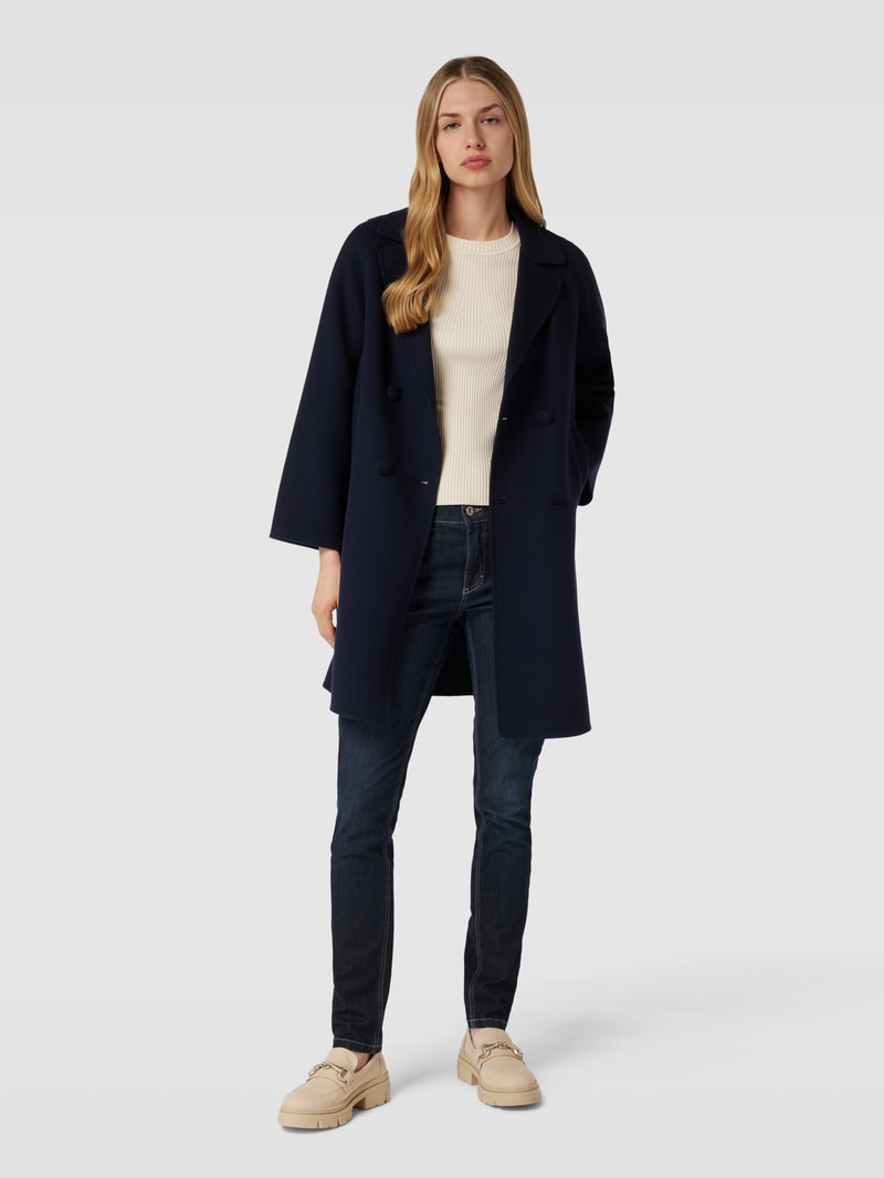 Penny-Loafer mit Absatz in beige