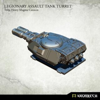 Legionary Assault Tank Turret: Twin Heavy  Magma Cannon (1)
