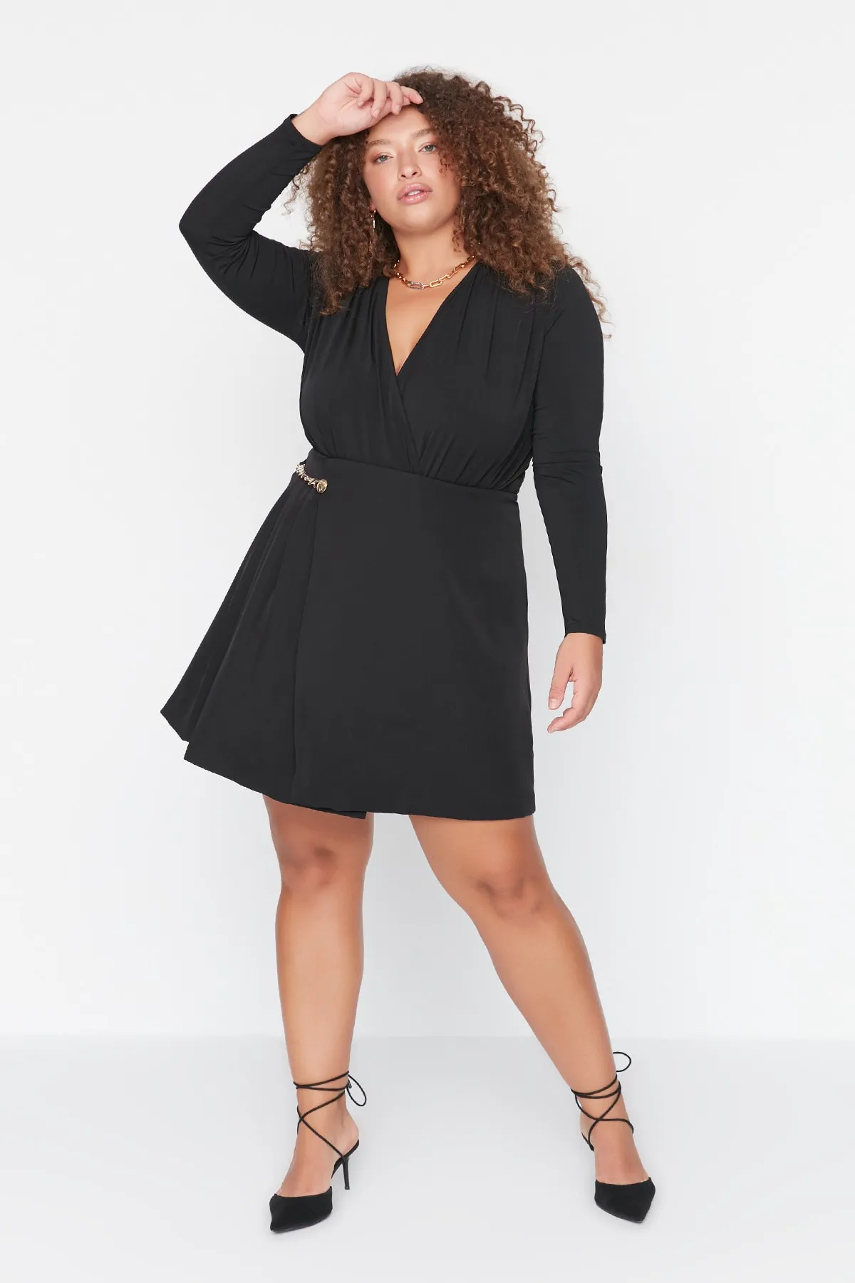 Trendyol Curve  Große Größen in Rock - Schwarz - Mini