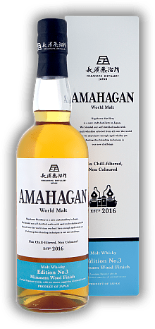 Amahagan Blended Malt World Malt Edition No. 3 Mizunara Wood Finish 43% Amahagan Blended Malt World Malt Edition No. 3 Mizunara Wood Finish 43%  0,7	 Liter - Vol 43%