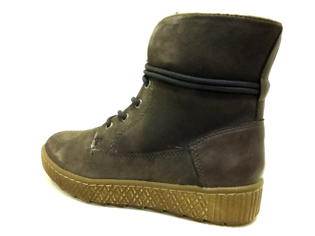 JANA Schnür-Stiefeletten braun cigar