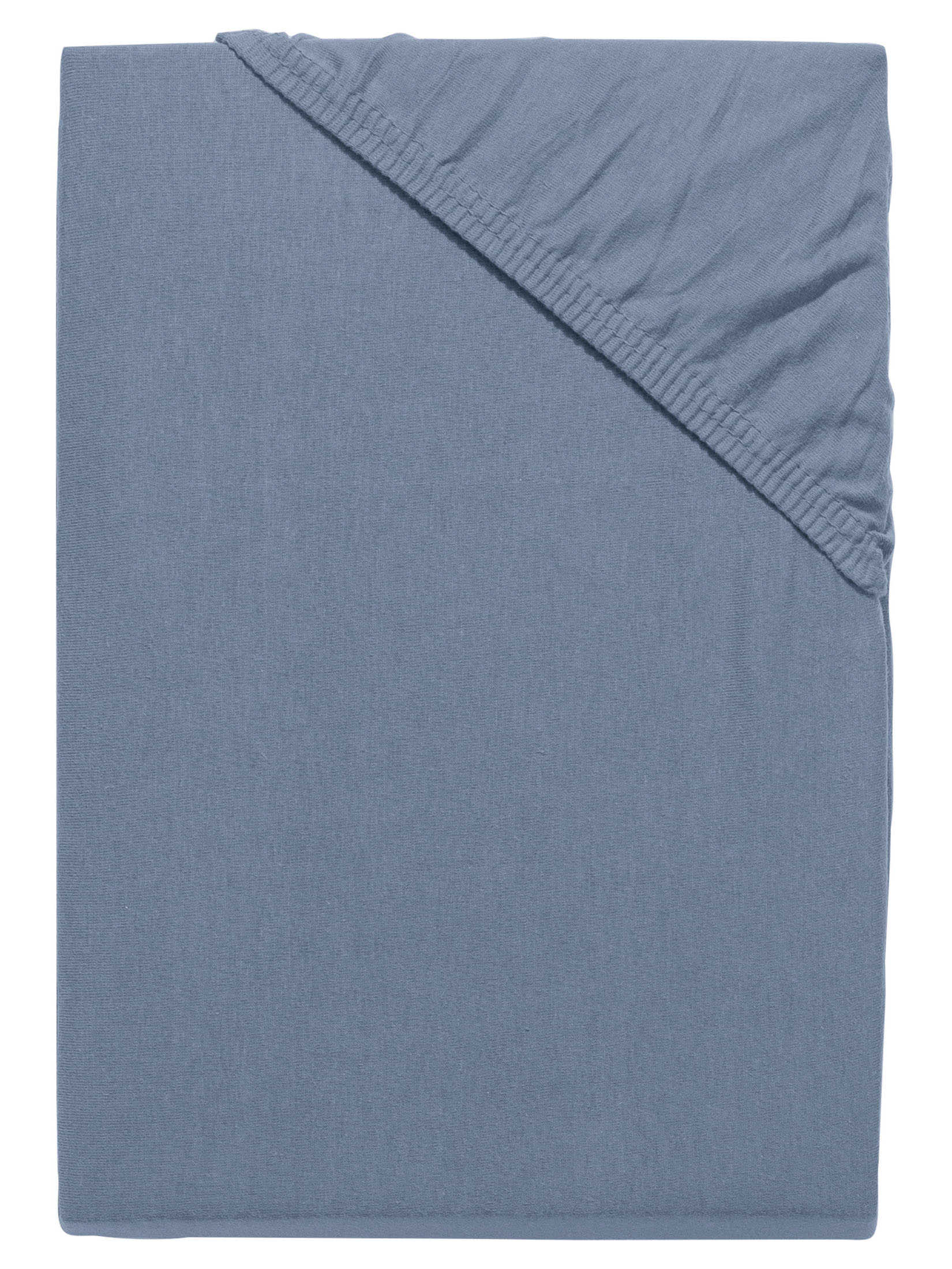 Vicenza Spannbetttuch, Taubenblau
