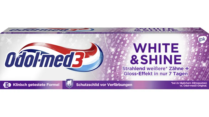 Odol-med3 White & Shine Zahncreme 75 ml