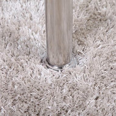 HOOZ Couchtisch HOOZ Couchtisch 98x55cm Klarglas mit sandierter Ablage