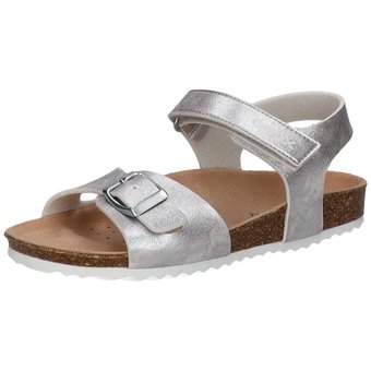 Geox J Adriel Girl Sandale in silber
