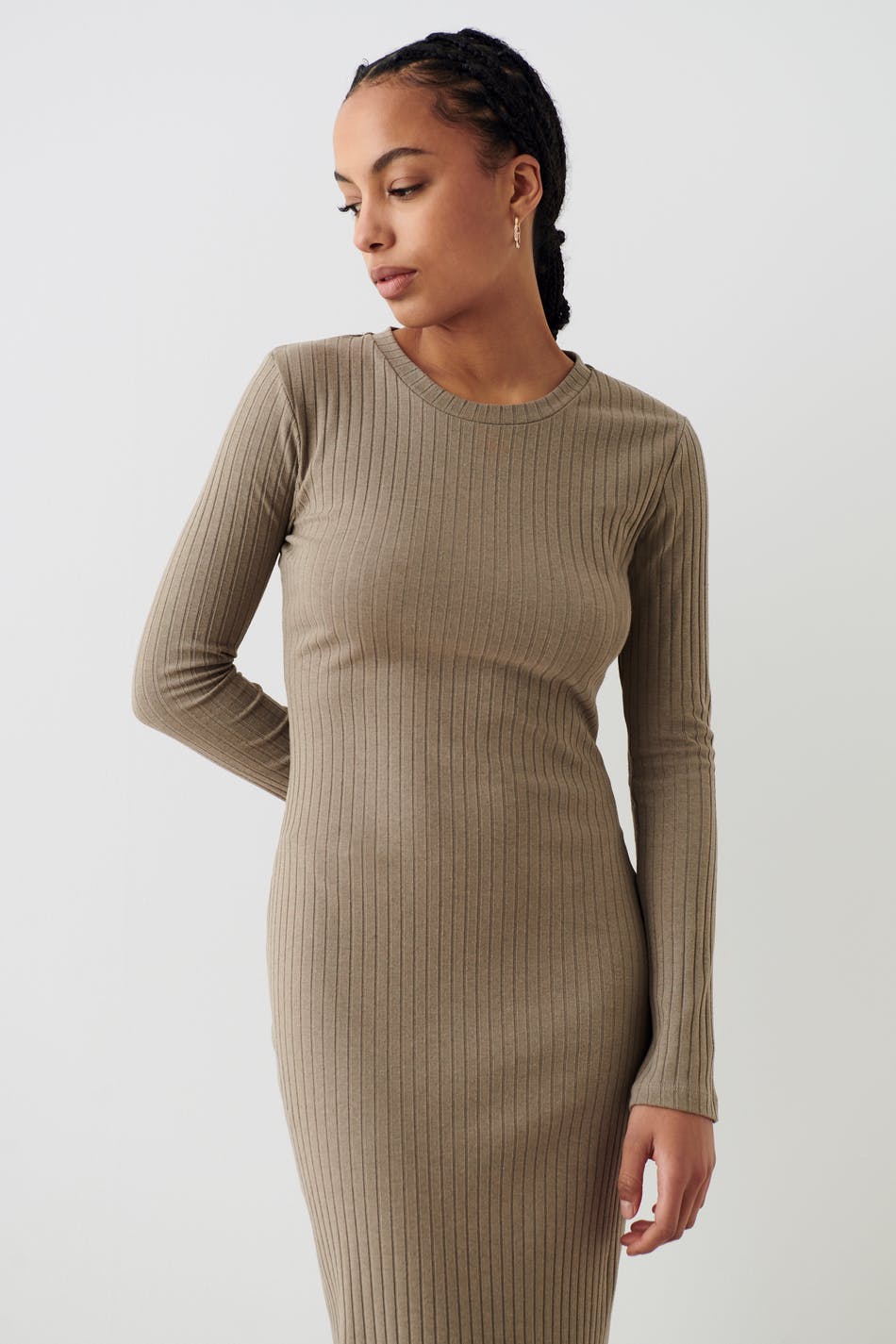 Maxi rib dress