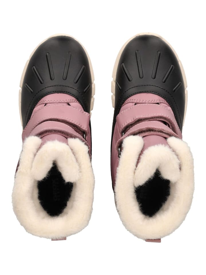 Geox Stiefelette in Schwarz/Rosa günstig kaufen