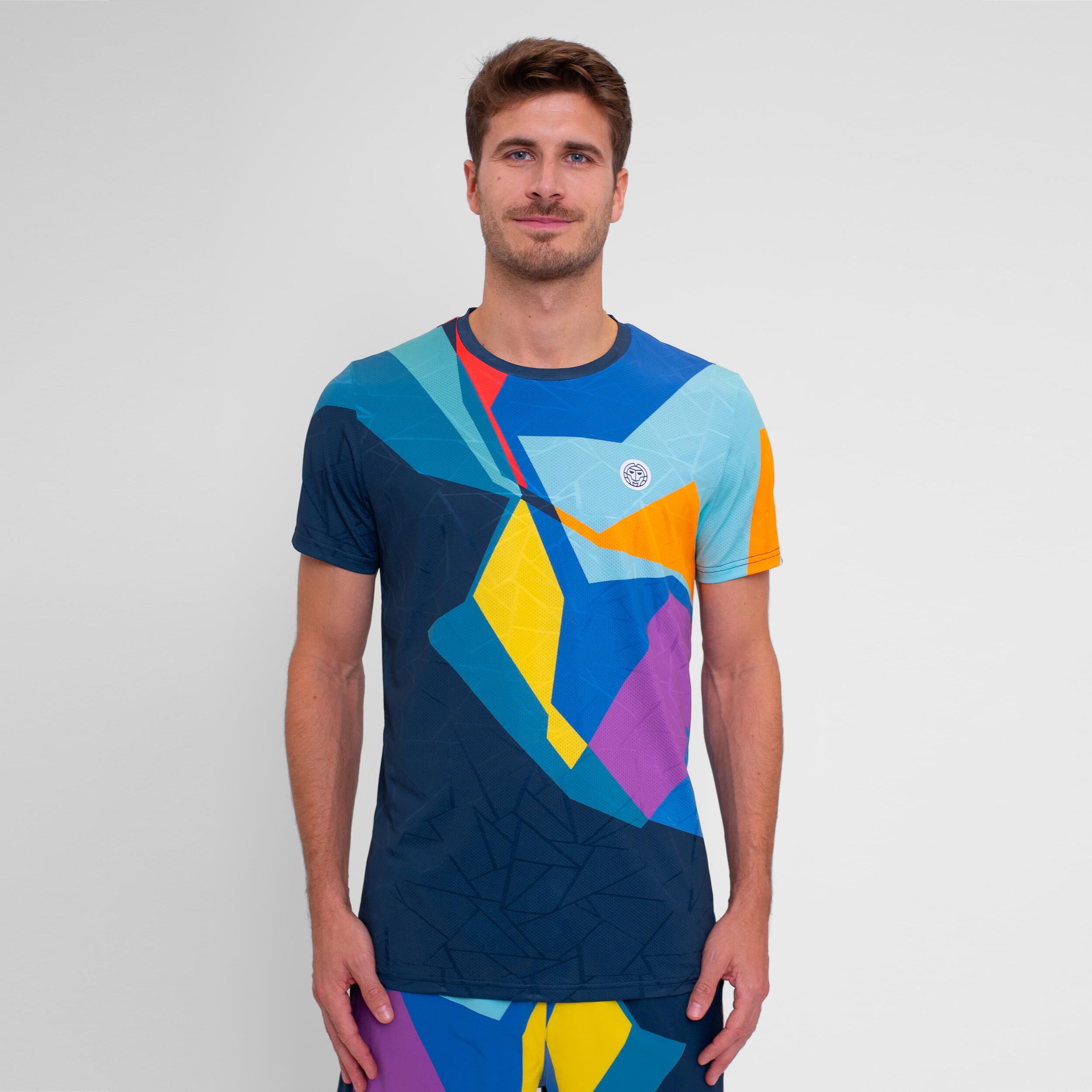 Twiggy T-Shirt Herren - Dunkelblau, Mehrfarbig