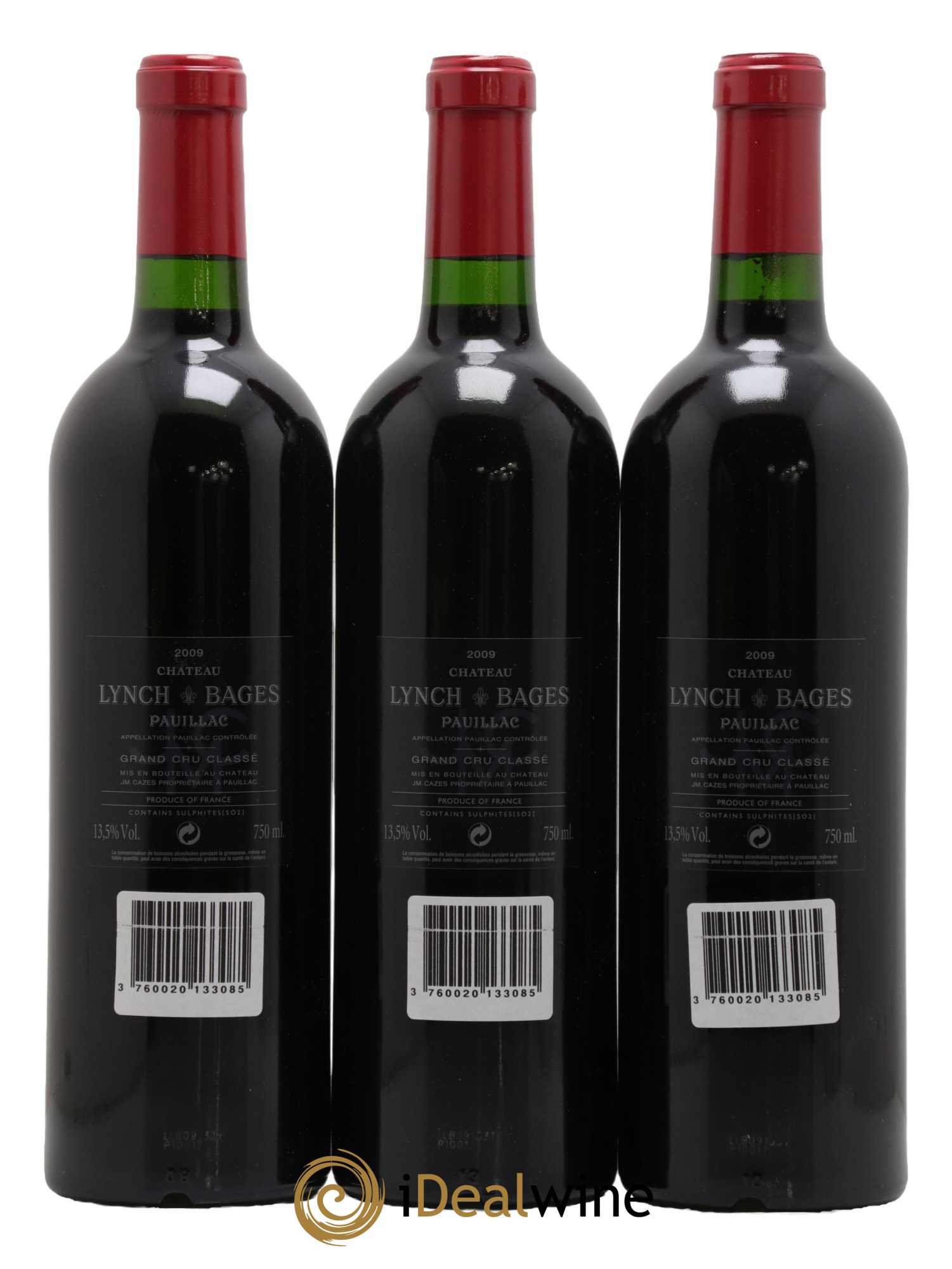 Château Lynch Bages 5ème Grand Cru Classé  2009 - Lot de 6 Bouteilles