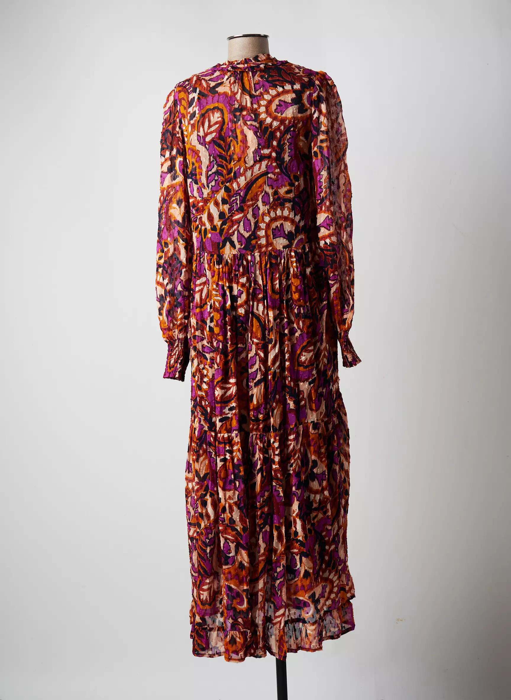 B Young Robes Longues Femme couleur marron