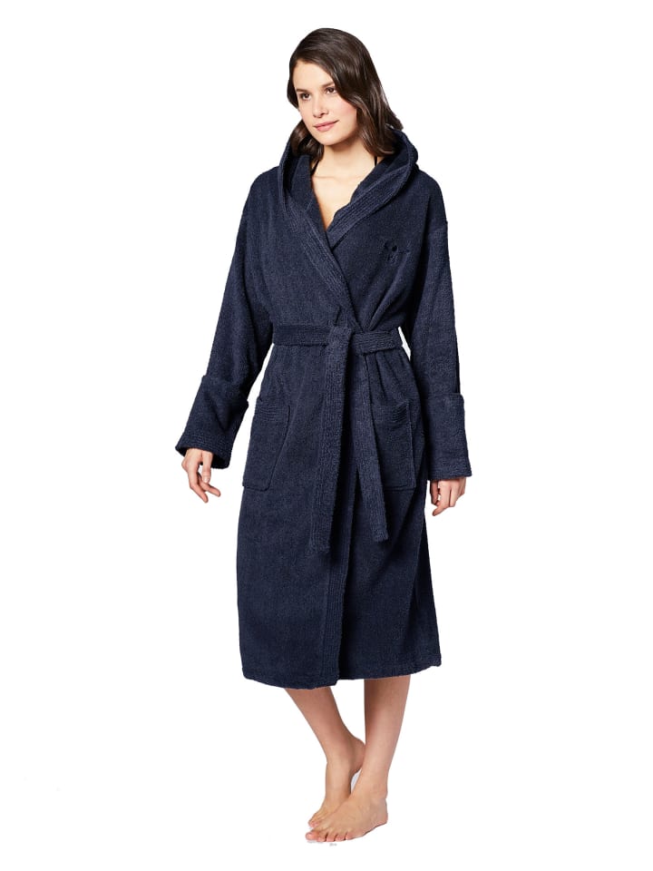 Chiemsee Bademantel Bathrobe Unisex in blau günstig kaufen