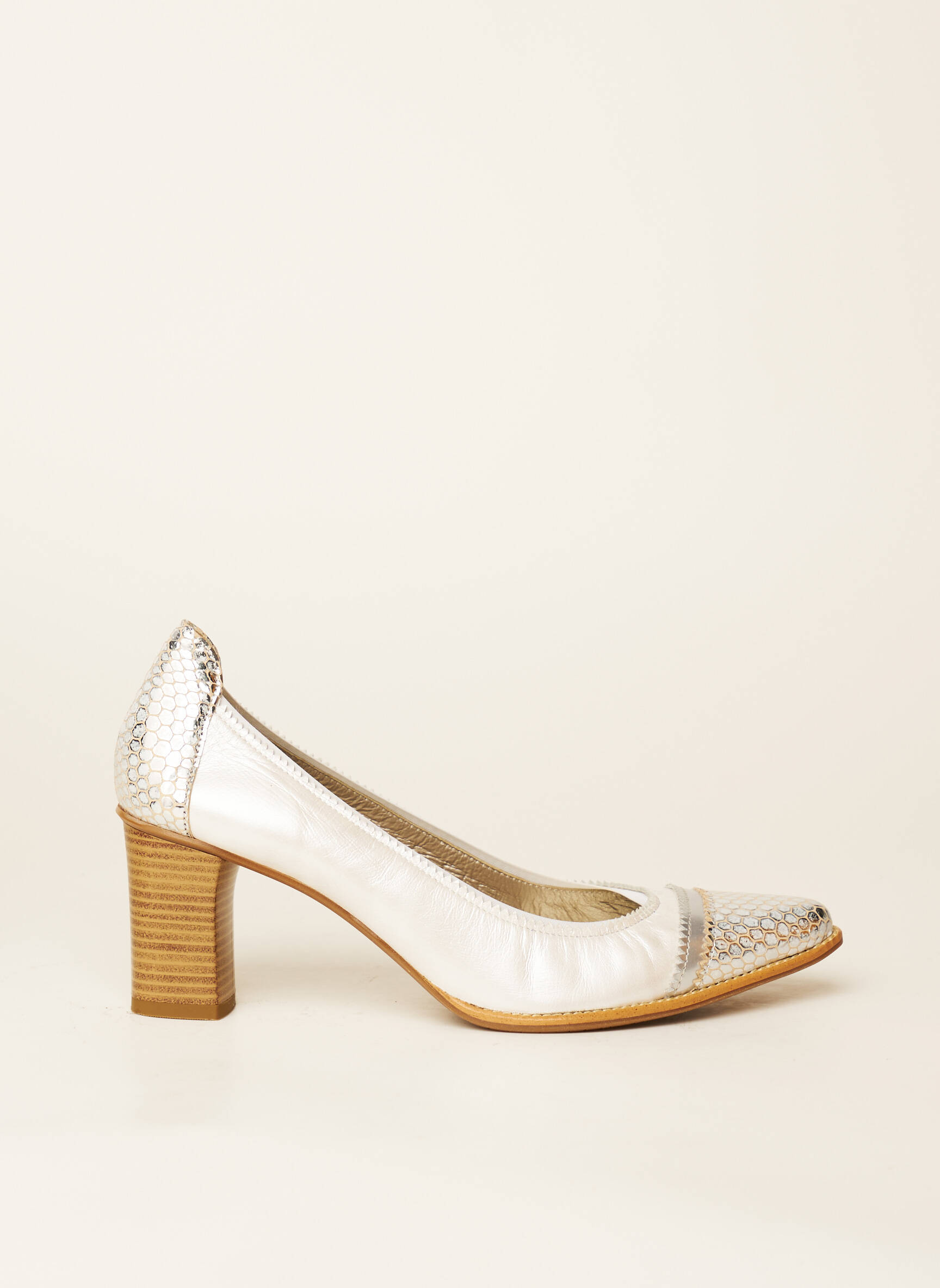 J Metayer Escarpins Femme couleur blanc