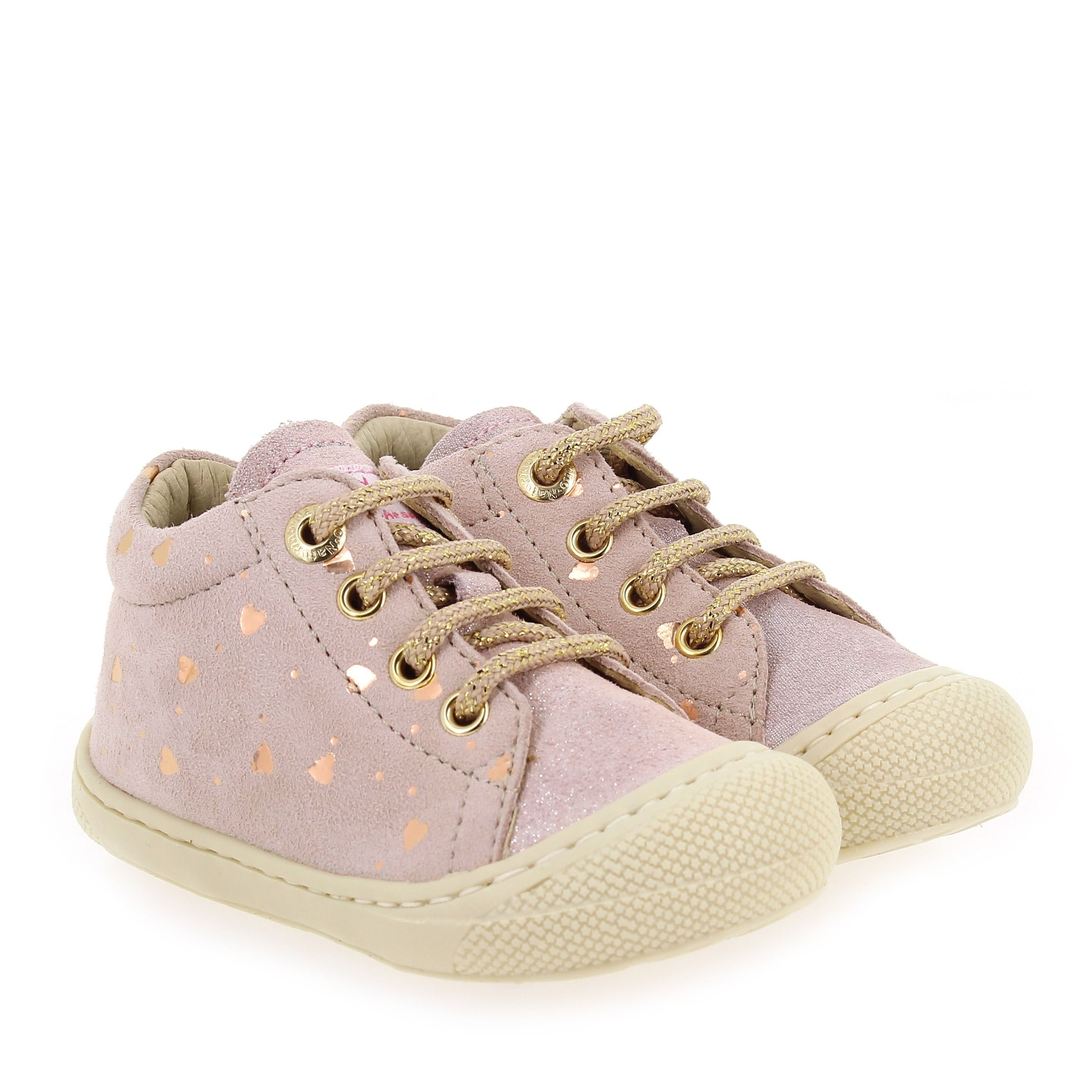 Naturino  COCOON SUEDE GLITTER - Rose