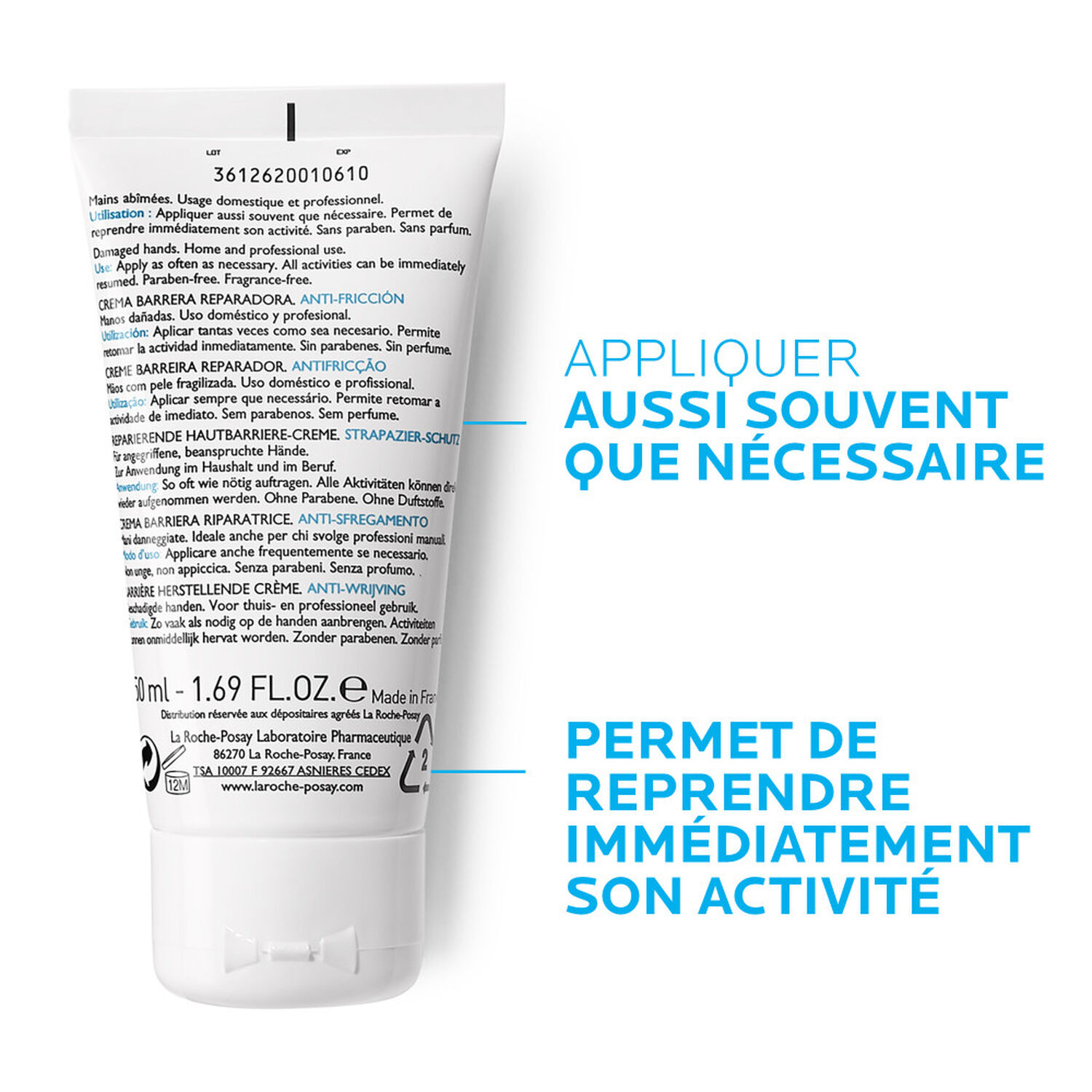 la roche-posay Cicaplast Mains Crème Barrière Réparatrice 50 ml