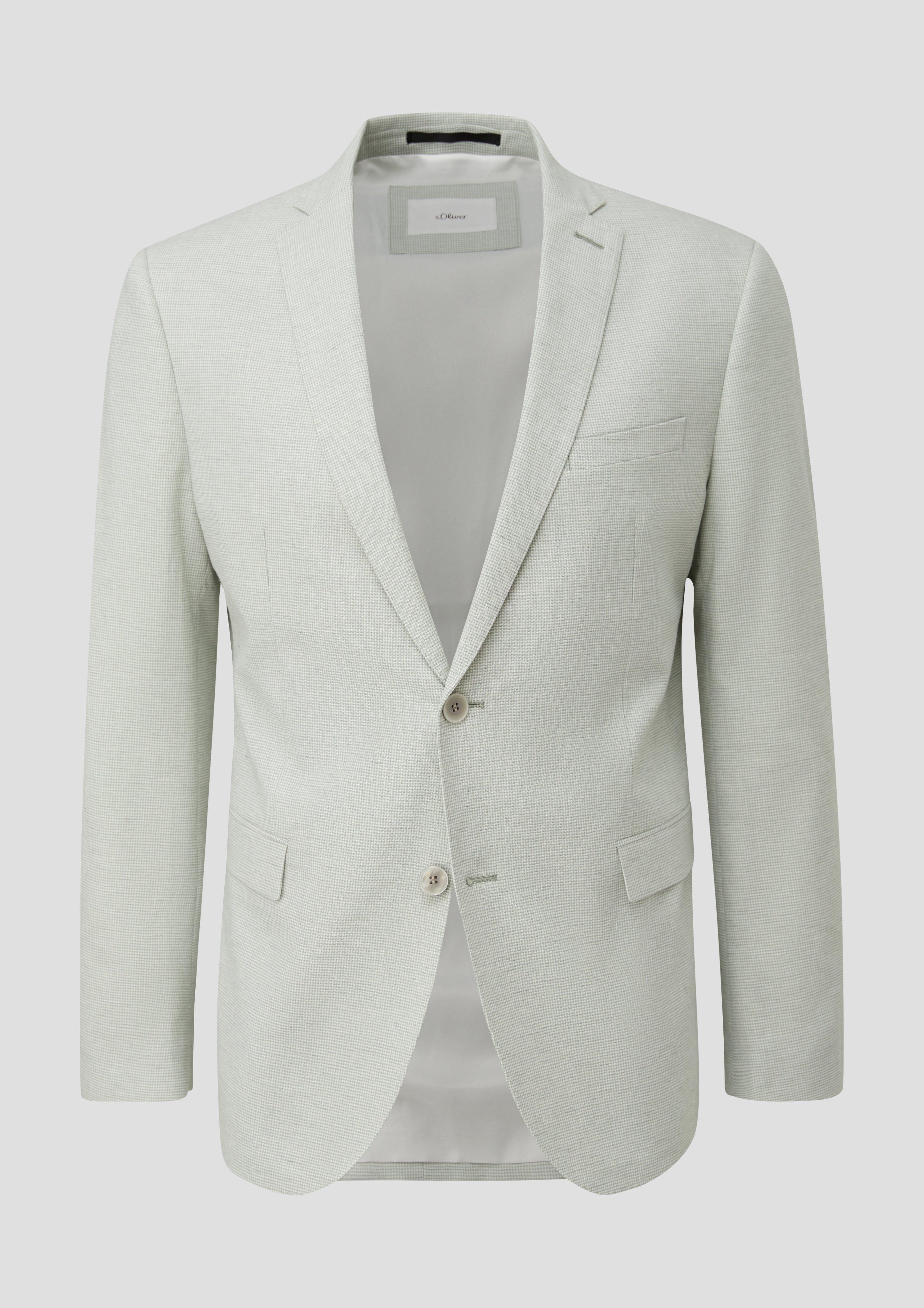 Slim: Sakko im Hahnentrittmuster  2142800-72N8