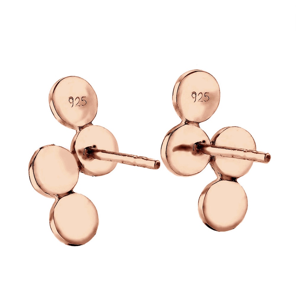 Elli Elli Boucles d'Oreilles Cercle Geo Minimal Boucles d'oreilles Femme - (925/1000)  Boucles d'oreilles