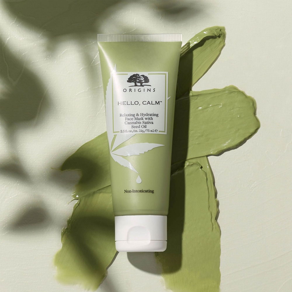 origins Hello Calm Masque hydratant et relaxant à l'Huile d e Chanvre