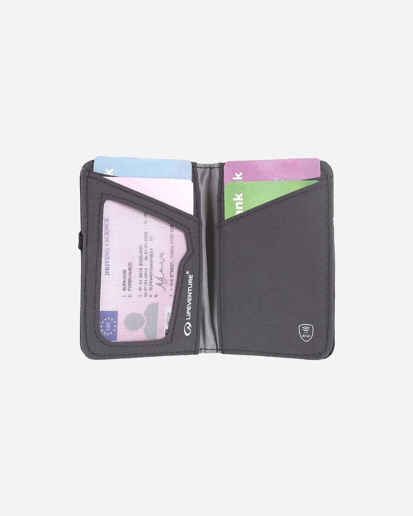 Accessorio Zaini Lifeventure RFID Card Wallet Recycled 68252