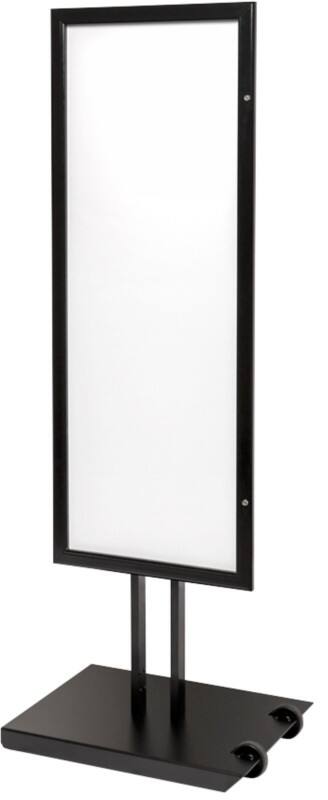 SHOWDOWN Menütafel DIN A4 Aluminium, Metall Schwarz