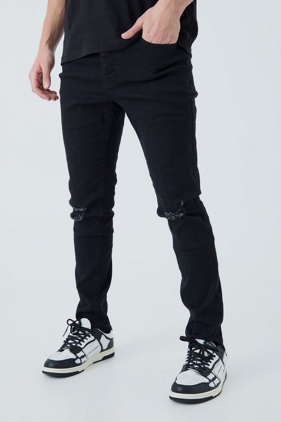 Skinny Jeans mit Riss am Knie