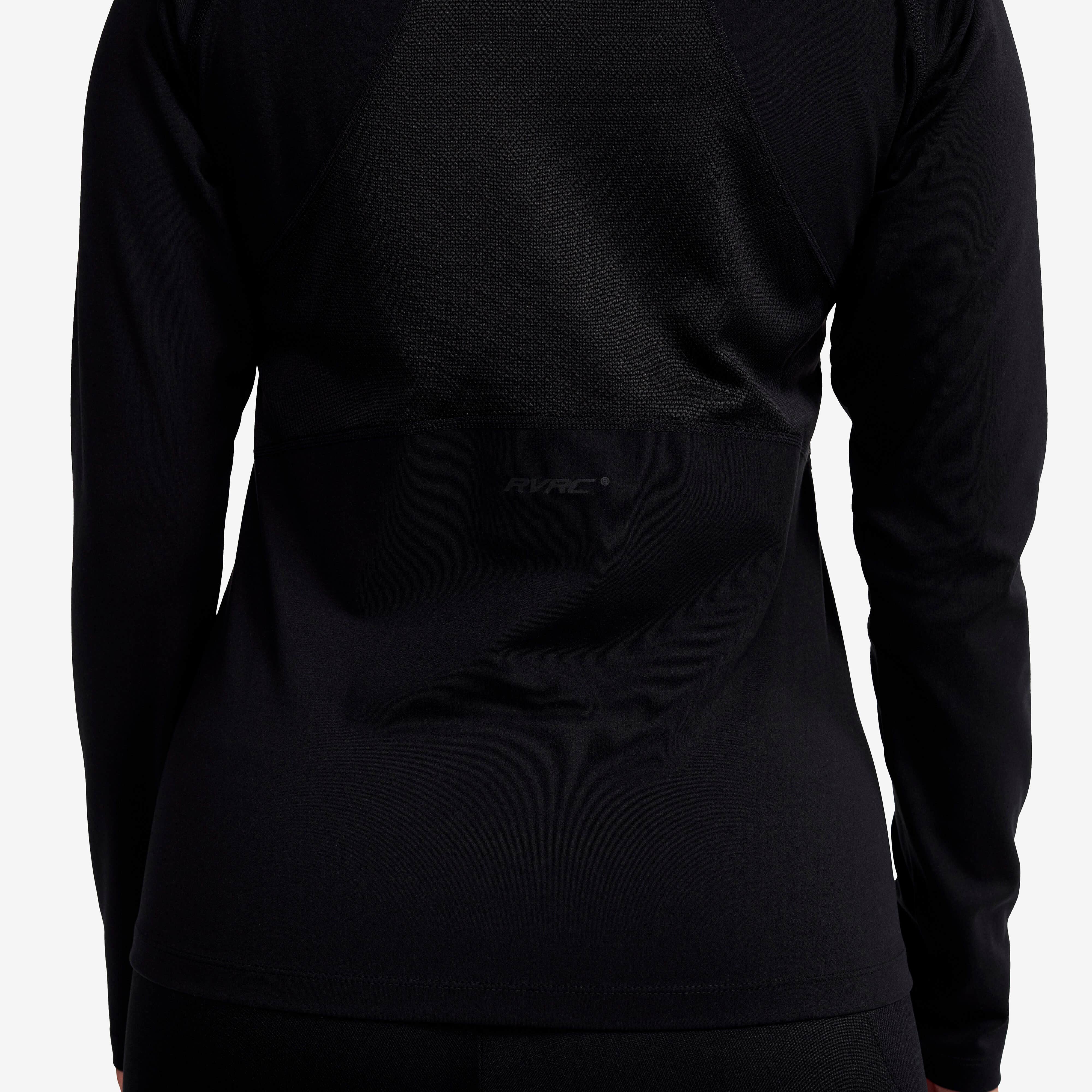 Prep Crew Neck Top Femme Black