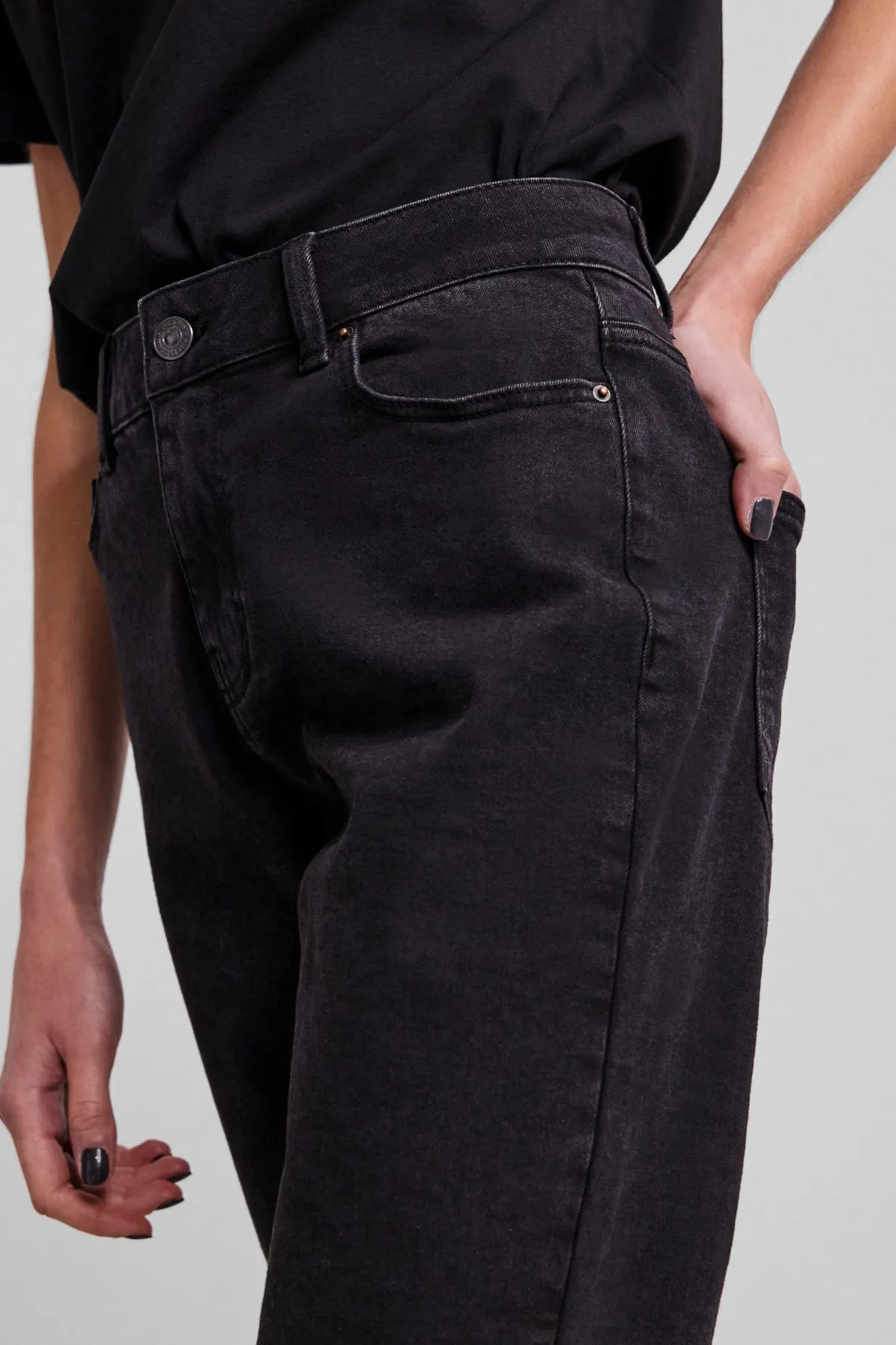 PIECES  Jeans - Schwarz - Straight