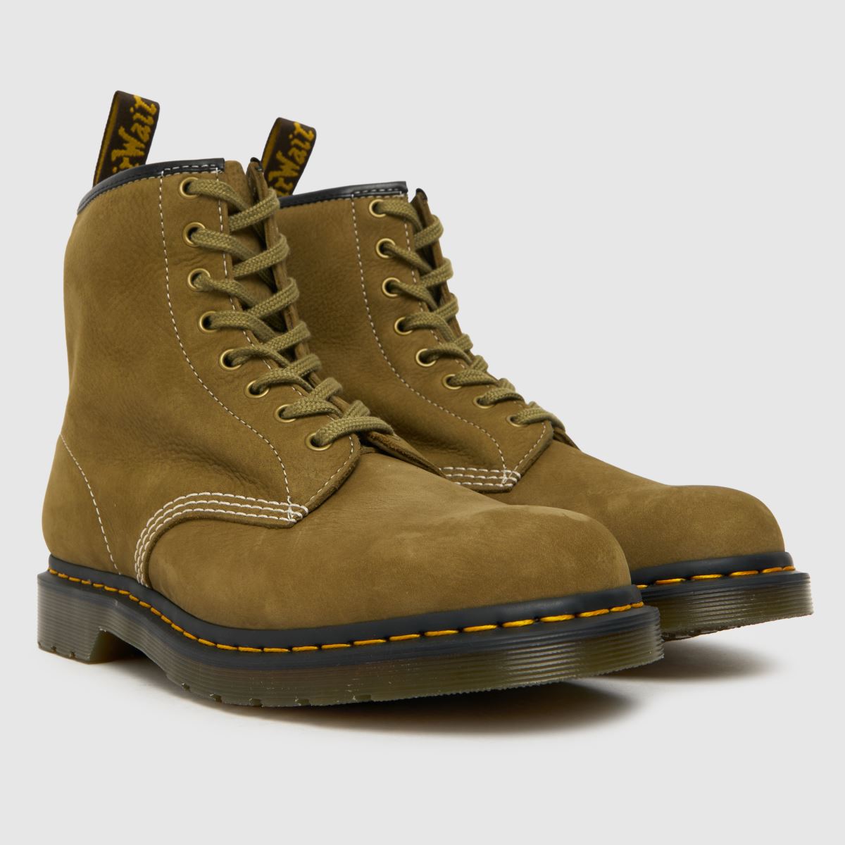 Dr Martens 1460 stövlar i khaki