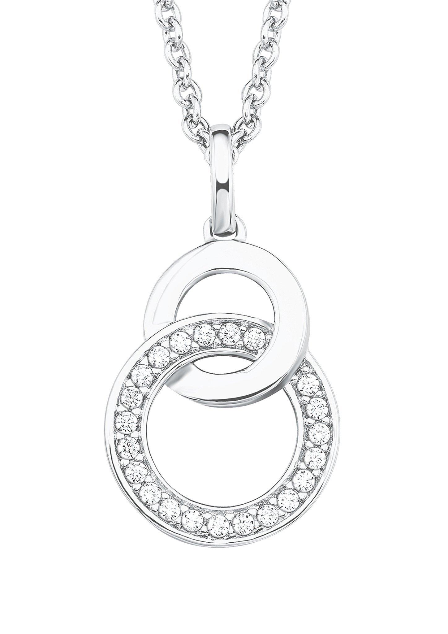 Silberkette Kreise mit Zirkonia  272.708.6411.0870-05E1