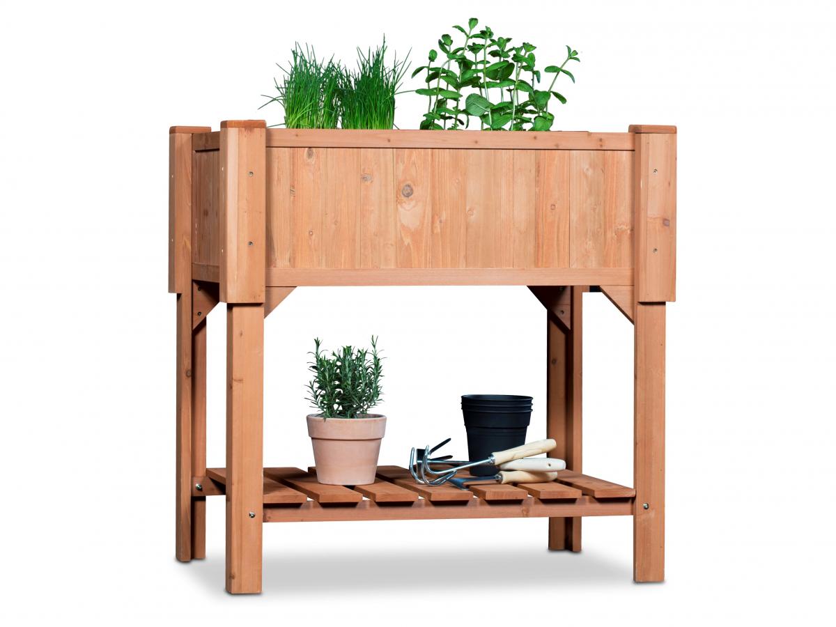 Coemo Hochbeet Anzuchtbeet inklusive Pflanzfolie