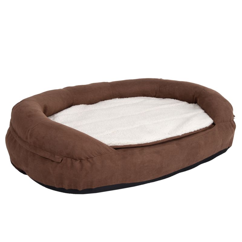 Hundebett Memory oval - braun zu TOP-Preisen