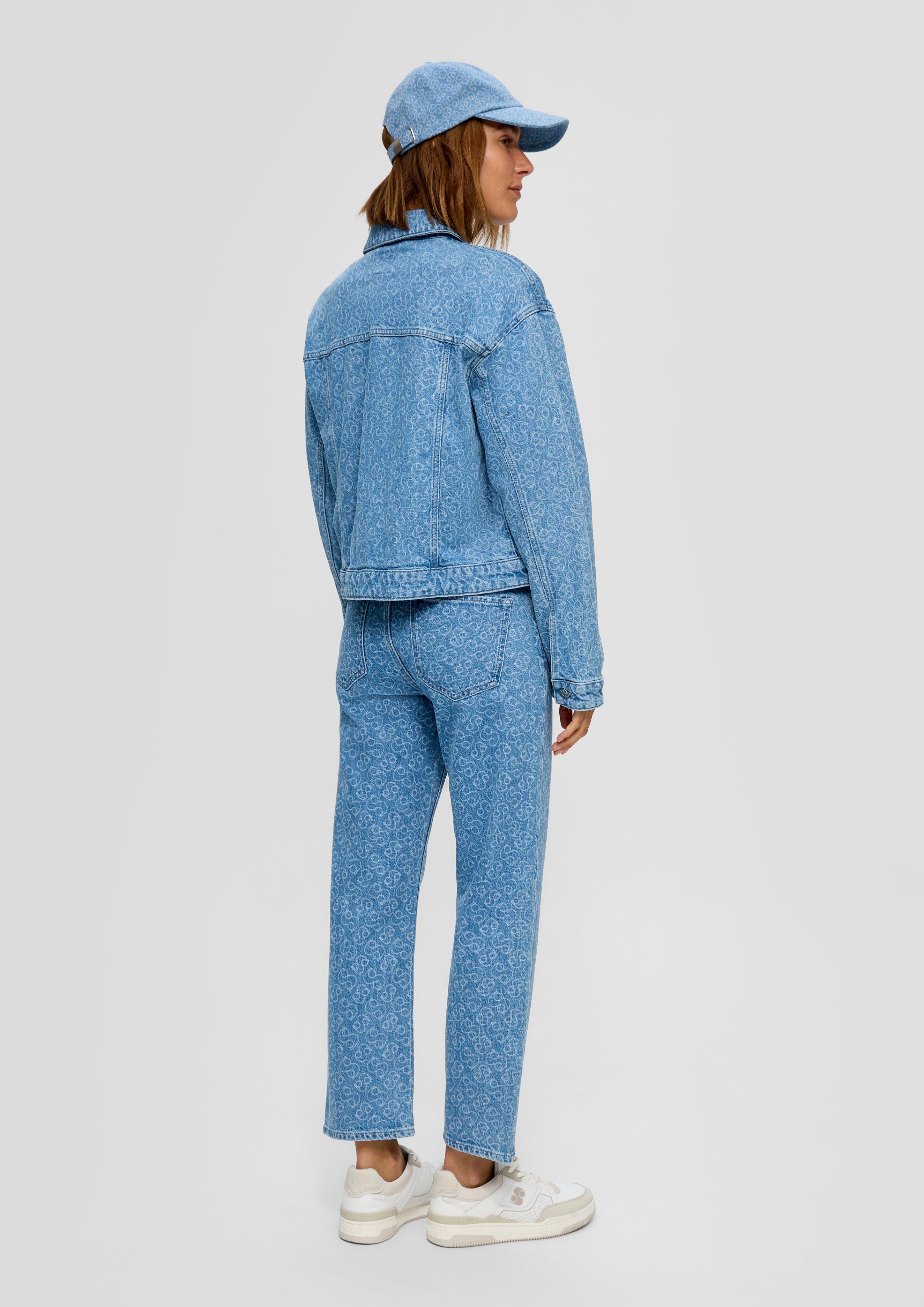 360° Denim / Jeansjacke mit Logo-Muster  2135823-53Z4