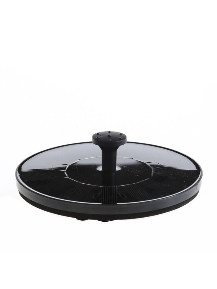 GORANDO Solar Teichpumpe schwimmende Fontäne 4 Aufsätze D: 16cm in schwarz günstig kaufen onesize