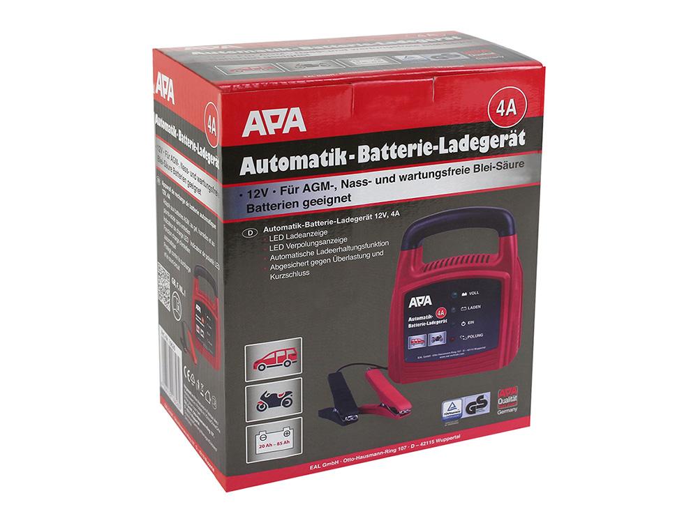 APA Automatik Batterie-Ladegerät 12V 4A