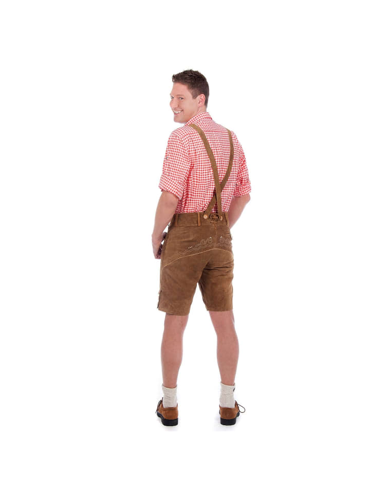 Edelnice Lederhose in hellbraun günstig kaufen
