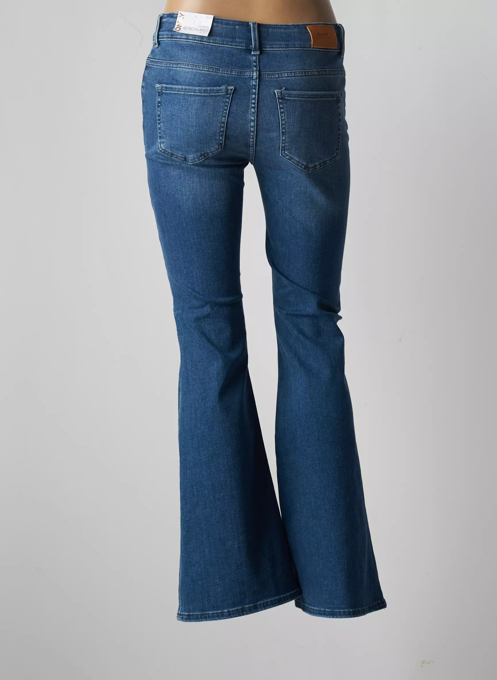 Only Jean Flare Femme couleur bleu