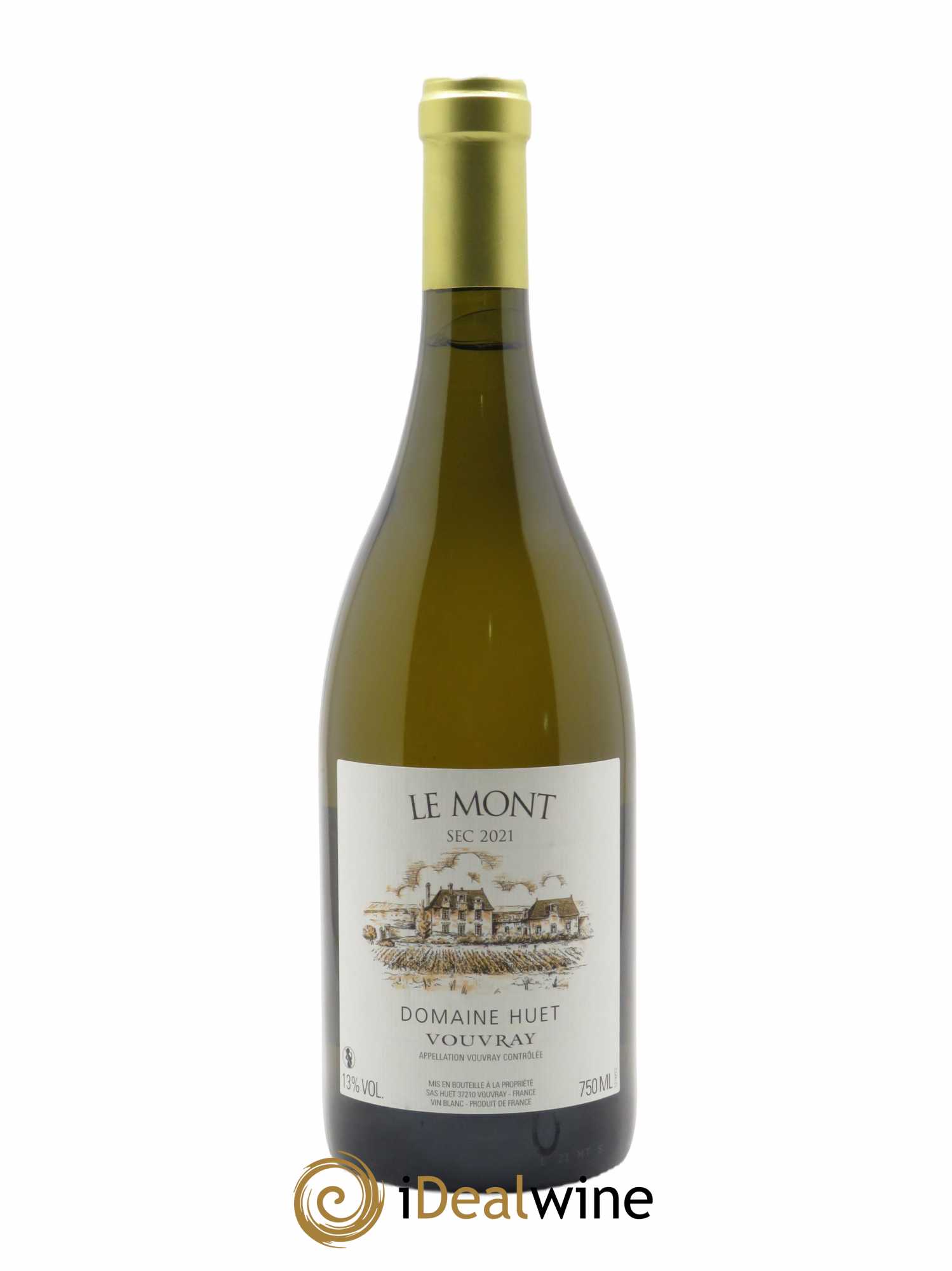 Vouvray Le Mont Sec Domaine Huet  2021 - Lot de 1 Bouteille