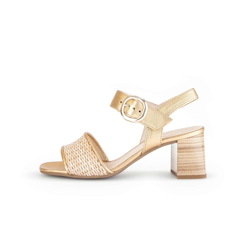 Gabor fashion Riemchensandale gold