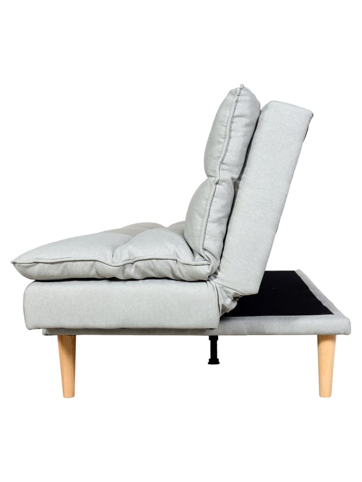 MCW Schlafsofa M79 Schlaffunktion Liegefläche 180x110cm, Stoff/Textil mint-grau günstig kaufen onesize