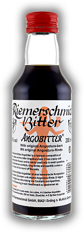 Riemerschmid Ango Bitter 0,2 Liter Riemerschmid Ango Bitter 0,2 Liter Mit original Angostura Rinde. 0,2	 Liter - Vol 48%