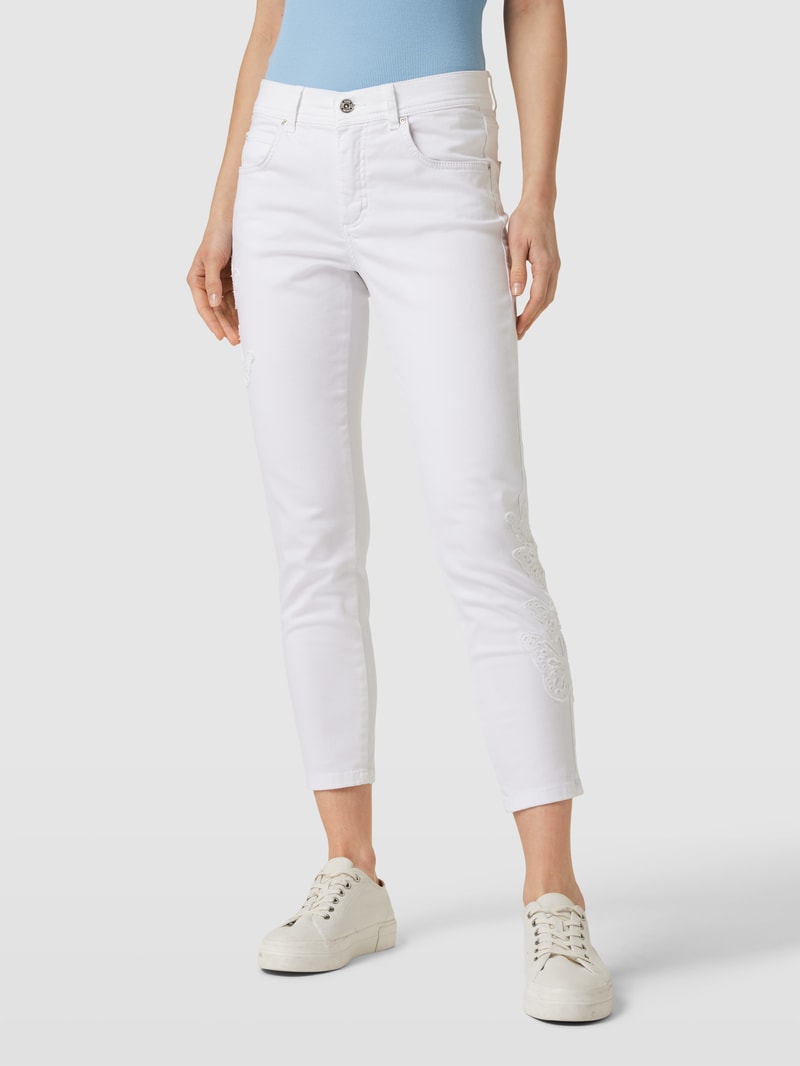 Jeans im 5-Pocket-Design Modell 'ORNELLA' in weiß