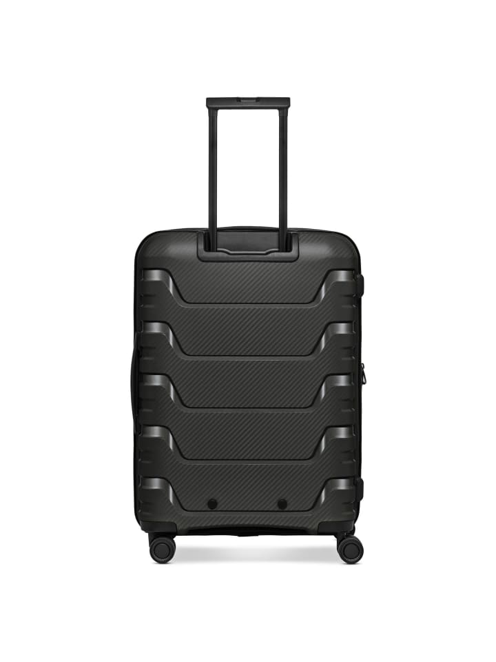 Smartbox Edition 01 4 Rollen Kofferset 3-teilig mit Dehnfalte in black günstig kaufen onesize