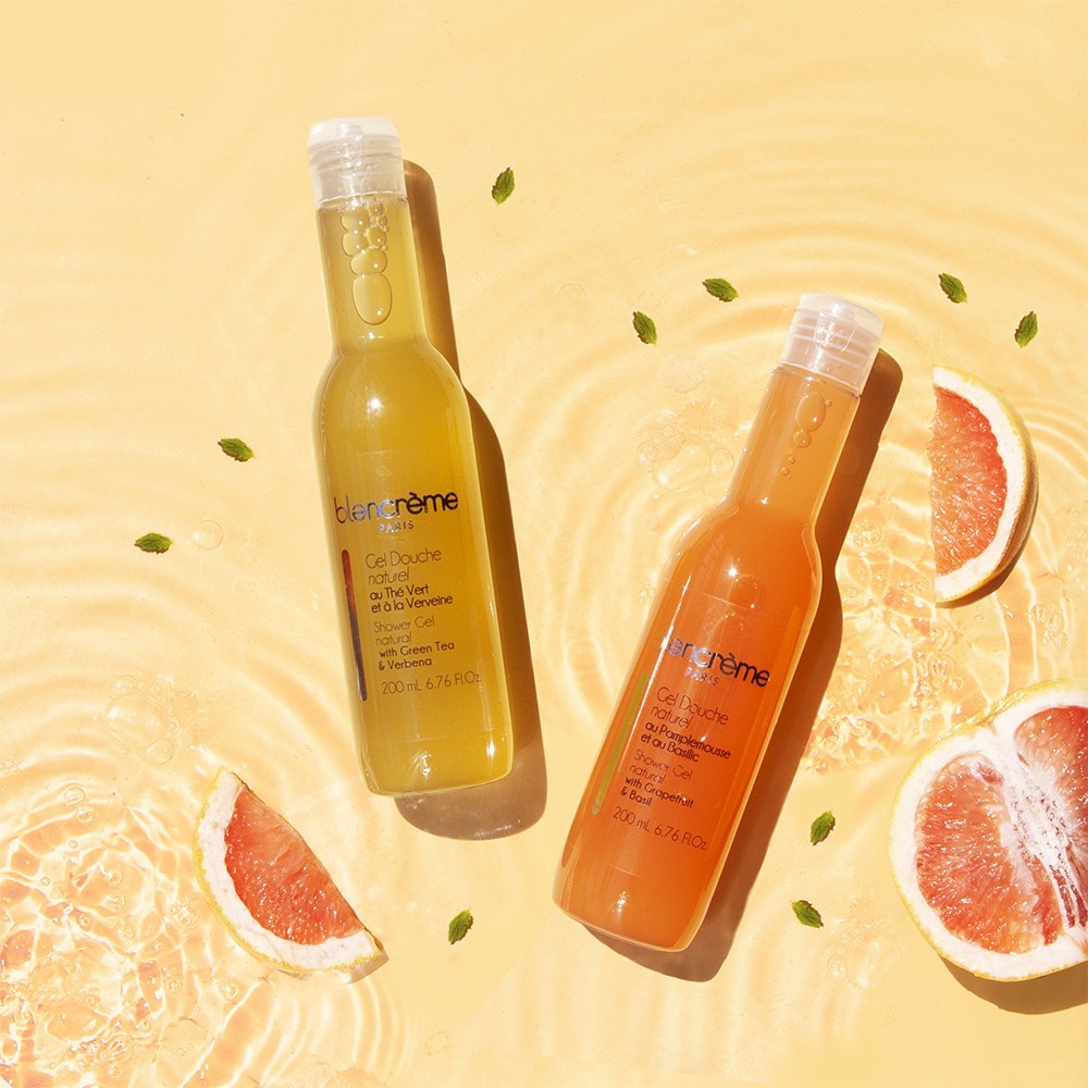 Gel de Banho Natural Blancrème - Toranja e Manjericão