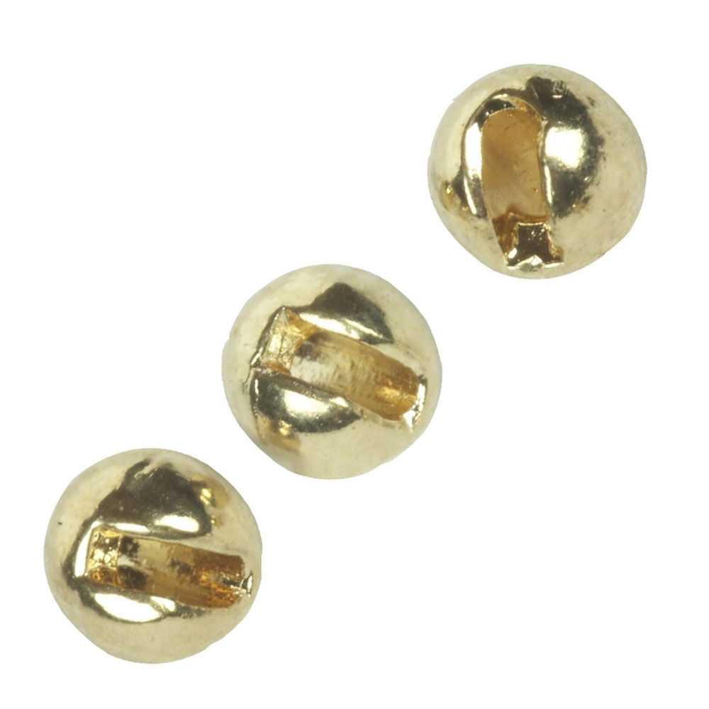Mărgele despicate din tungsten pentru pescuit la muște, aurii, jmc (x25), de la 2 mm la 3,8 mm