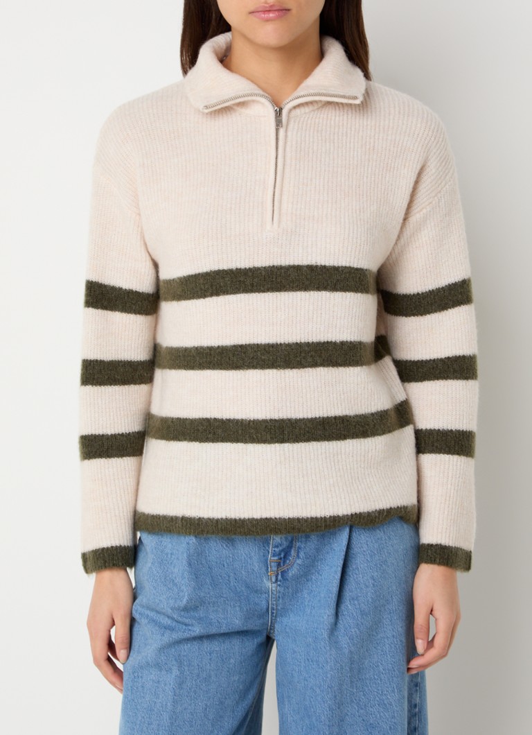 Maglione a maglia grossa a righe Selected Femme Maline