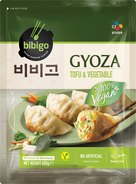Bibigo Dumpling mit Tofu und Gemüse