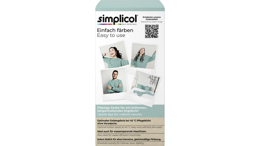 simplicol Textilfarbe Intensiv Mint-Petrol 150 ml