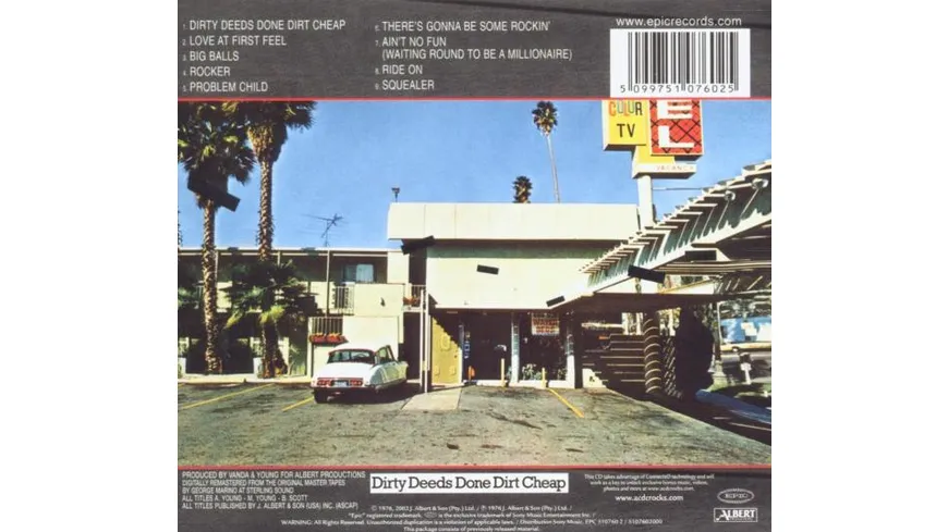 Dirty Deeds Done Dirt Cheap